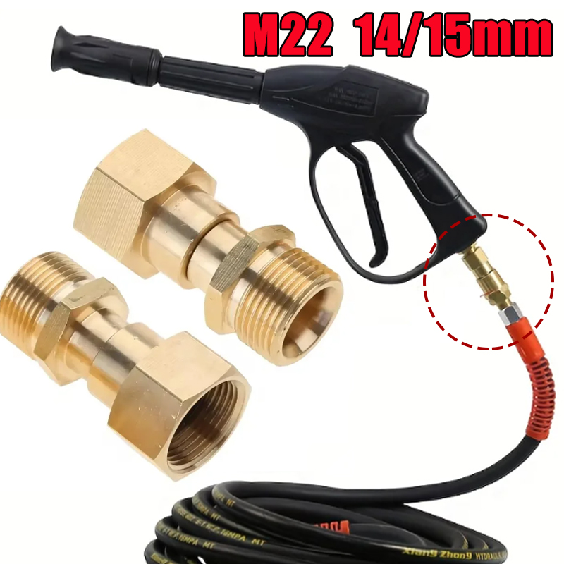Pressure Washer Foam Gun - Hogedrukreiniger Draaibare Fitting Slang Connector M22