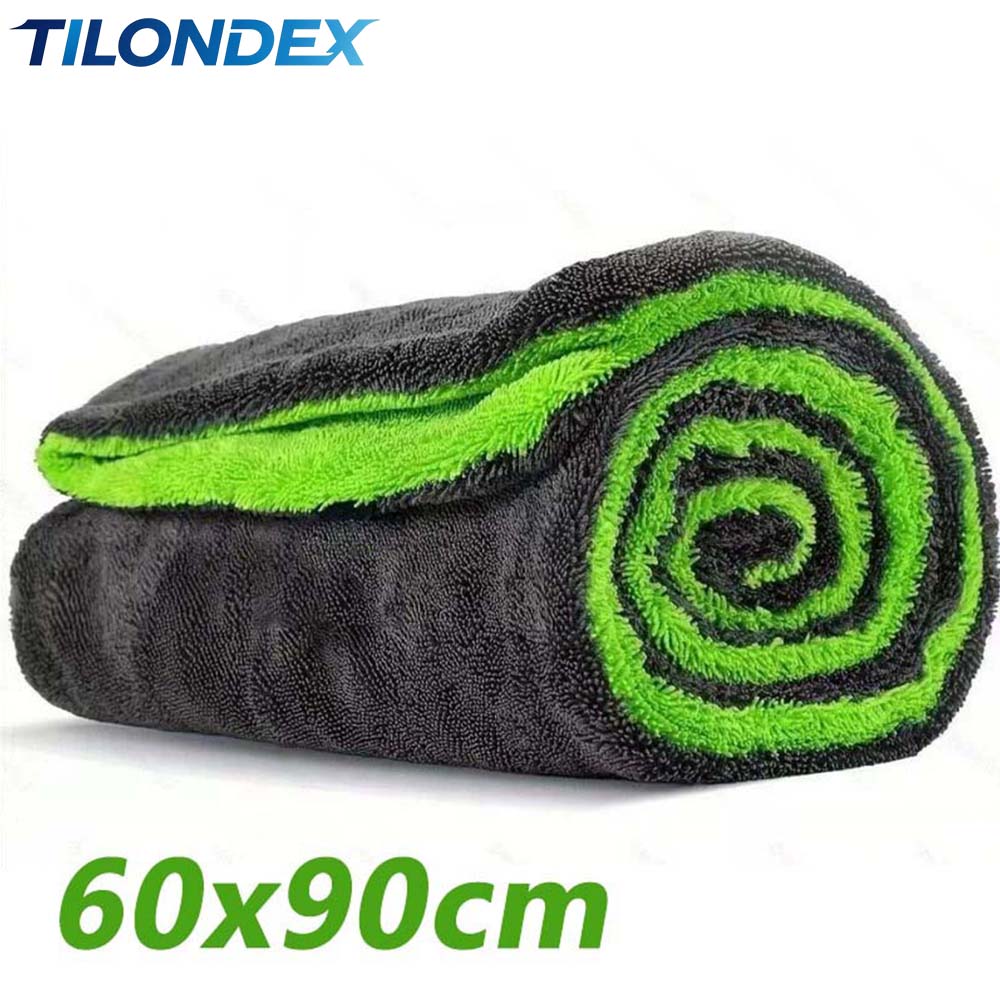 Microfiber Towel Detailing - 1PC 1000GSM Dubbelzijdige Microvezel Autodroogdoek -