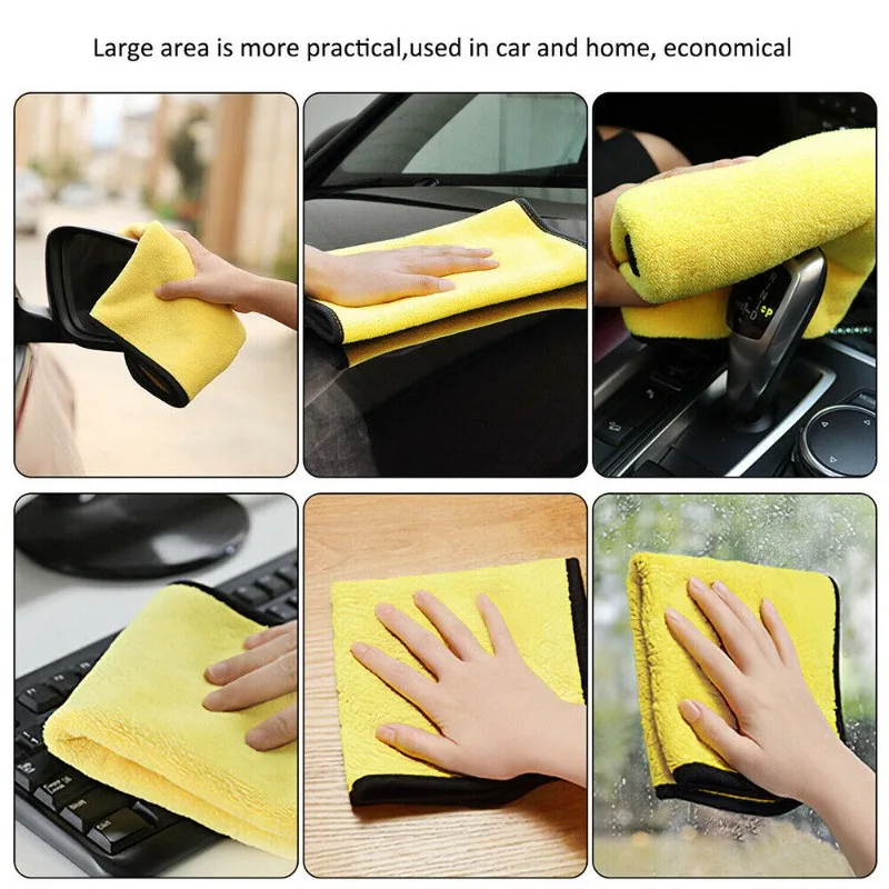 1/3/5PCS Microfiber Reinigings - Microfiber Towel Detailing recensie en prijs