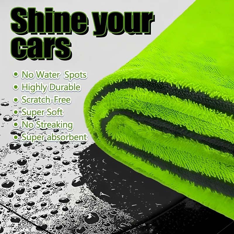 1PC 1000GSM Dubbelzijdige Micr - Microfiber Towel Detailing recensie en prijs